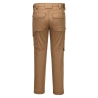 Pantalon cargo coupe ajustée tissu extensible multipoches Marron café – Portwest KA323