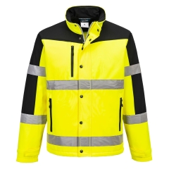 Veste softshell haute visibilité bicolore 3 couches classe 3 Jaune – Portwest S429