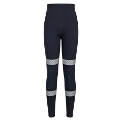 Legging de travail femme taille haute stretch ripstop Marine – Portwest KX381
