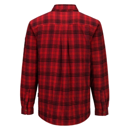 Chemise à carreaux doublée sherpa borg Rouge – Portwest KA313