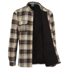 Chemise à carreaux doublée sherpa borg Noir – Portwest KA313