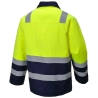 Veste haute visibilité ignifugée antistatique arc électrique Jaune/marine – Portwest MV25