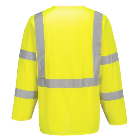 Veste haute visibilité Executive manches longues multipoches Jaune – Portwest S475