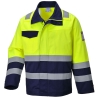 Veste haute visibilité ignifugée antistatique arc électrique Jaune/marine – Portwest MV25