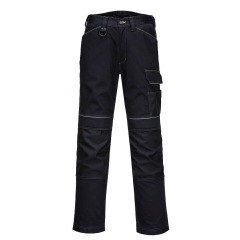 Pantalon de travail extensible léger multipoches PW3 Noir – Portwest PW304