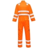 Combinaison multirisque ignifugée haute visibilité arc électrique Orange – Portwest MV91