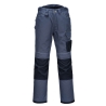 Pantalon de travail extensible léger multipoches PW3 Gris zoom/noir – Portwest PW304