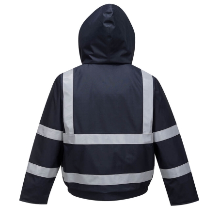 Blouson chaud imperméable multi-protection ignifugé antistatique Marine – Portwest S783