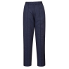Pantalon femme ceinture élastiquée poly/coton Marine – Portwest LW97NAR