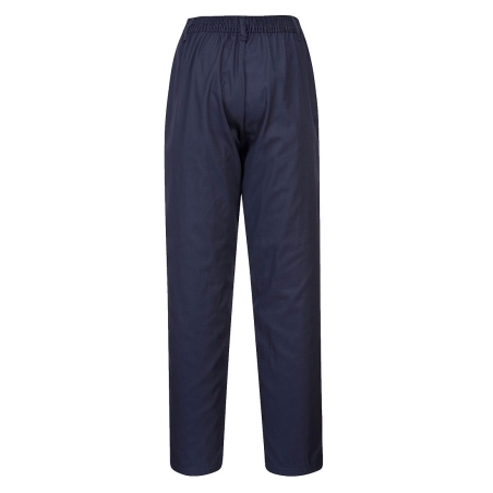 Pantalon femme ceinture élastiquée poly/coton Marine – Portwest LW97NAR