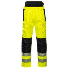 Pantalon haute visibilité imperméable respirant classe 2 Jaune/noir – Portwest PW342