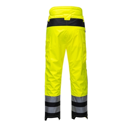 Pantalon haute visibilité imperméable respirant classe 2 Jaune/noir – Portwest PW342