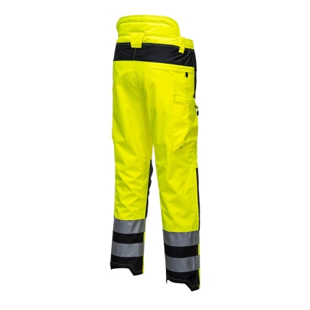 Pantalon haute visibilité imperméable respirant classe 2 Jaune/noir – Portwest PW342
