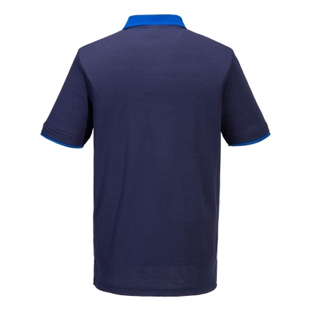 Polo manches courtes coupe active interlock poly-coton Marine/royal – Portwest PW210