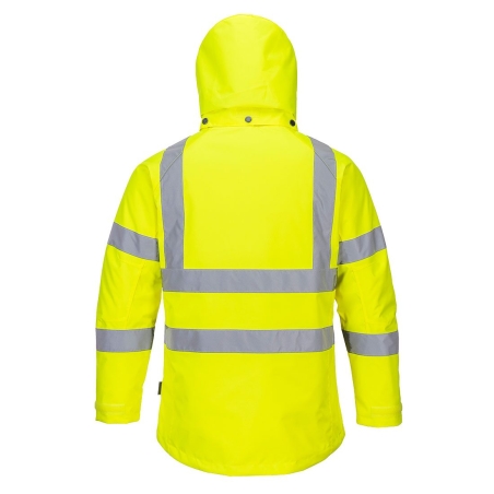 Parka d'hiver haute visibilité femme classe 3 isolée Jaune – Portwest LW74