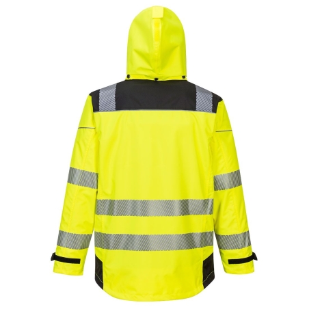 Parka 3-en-1 haute visibilité classe 3 imperméable Jaune/noir – Portwest PW365