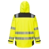 Parka 3-en-1 haute visibilité classe 3 imperméable Jaune/noir – Portwest PW365
