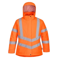 Parka d'hiver haute visibilité femme classe 3 isolée Orange – Portwest LW74