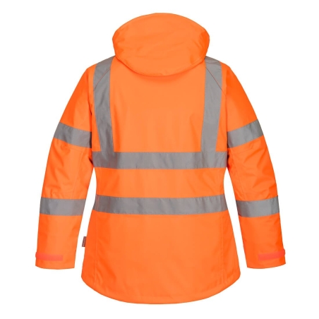 Parka d'hiver haute visibilité femme classe 3 isolée Orange – Portwest LW74