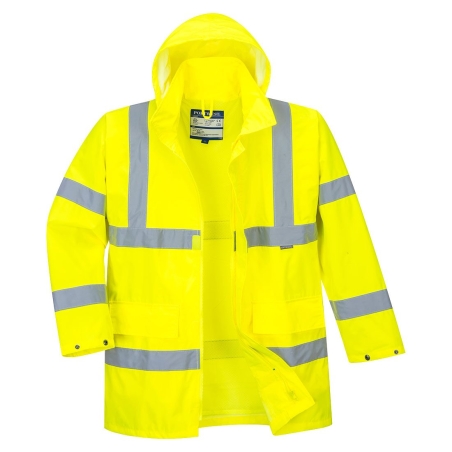 Veste de pluie haute visibilité classe 3 Jaune – Portwest S160