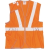 Gilet haute visibilité long anti-happement RIS classe 2 Orange – Portwest RT20