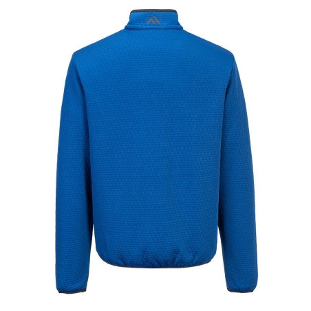 Sweatshirt texturé quart de zip anti-boulochage Bleu quartz – Portwest KX376