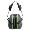 Casque anti-bruit sur casque haute visibilité SNR 22dB Gris/vert – Portwest PW75