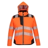 Parka d'hiver haute visibilité femme imperméable classe 2 Orange/noir – Portwest PW382