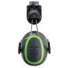 Casque anti-bruit sur casque haute visibilité SNR 22dB Gris/vert – Portwest PW75