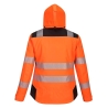 Parka d'hiver haute visibilité femme imperméable classe 2 Orange/noir – Portwest PW382