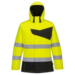 Parka haute visibilité grand froid imperméable classe 3 Jaune/noir – Portwest PW261