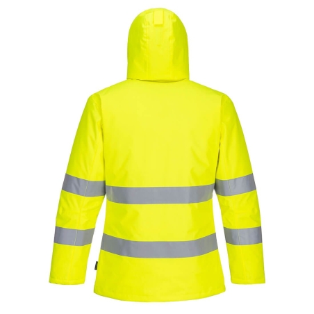 Parka haute visibilité grand froid imperméable classe 3 Jaune/noir – Portwest PW261
