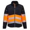 Veste softshell haute visibilité classe 1 Noir/orange – Portwest PW375