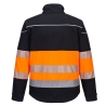 Veste softshell haute visibilité classe 1 Noir/orange – Portwest PW375