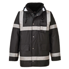 Parka haute visibilité imperméable grand froid Iona Lite Noir – Portwest S433