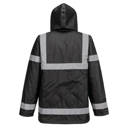 Parka haute visibilité imperméable grand froid Iona Lite Noir – Portwest S433