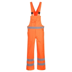 Cotte à bretelles haute visibilité classe 2 non doublée Orange – Portwest S388