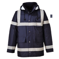 Parka haute visibilité imperméable grand froid Iona Lite Marine – Portwest S433