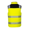 Bodywarmer réversible haute visibilité classe 2 Jaune/noir – Portwest PW374