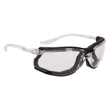 Lunettes de protection oculaire antirayures anti-UV Incolore – Portwest PS14, sachet de 12