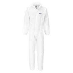 Combinaison de protection SMS FR antistatique Type 5/6 Blanc – Portwest ST80, paquet de 50
