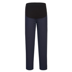 Pantalon de maternité extensible coupe slim sergé stretch Marine – Portwest S234