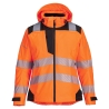 Veste de pluie haute visibilité classe 2 pour femme Orange/noir – Portwest PW389