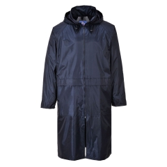Manteau de pluie longue protection imperméable EN 343 Marine – Portwest S438