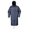 Manteau de pluie longue protection imperméable EN 343 Marine – Portwest S438
