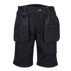 Bermuda de travail multipoches holster PW3 Noir – Portwest PW345