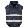 Blouson bomber 4-en-1 imperméable bandes réfléchissantes Marine – Portwest S435