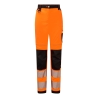 Pantalon de travail femme stretch holster haute visibilité Orange/noir – Portwest PW385