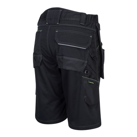 Bermuda de travail multipoches holster PW3 Noir – Portwest PW345