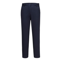 Pantalon femme chino slim stretch extensible Marine – Portwest S235